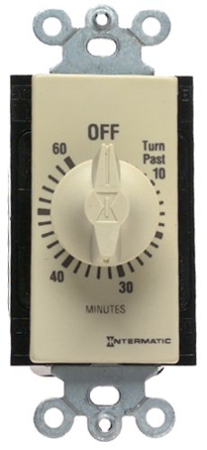 Intermatic Timer, 60 Minute Auto-Off Timer - Ivory