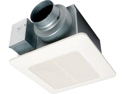 Panasonic WhisperCeiling DC Multi-Speed Bath Fan, Energy Star Pick-A-Flow 50, 80, or 110 CFM Ventilation - 4" or 6" Duct