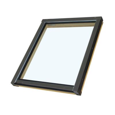 Fakro 68706 Skylight, 24" x 27" Fixed Deck Mount w/Tempered LowE Glass (FX)