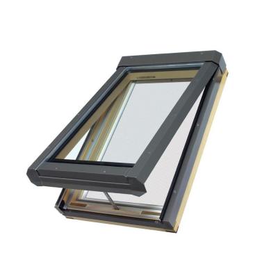 Fakro 68907 Skylight, 24" x 38" Electric Operating Deck Mount w/Tempered LowE Glass (FVE)