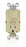 Leviton GFCI Outlet, 15A Smartlock Pro Slim GFCI Receptacle w/Switch, Self-Test, LED Indicator, 20A Feed - Ivory