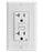 Leviton GFCI Outlet, 20A, 125V Extra-Heavy Duty Industrial Grade GFCI Receptacle, Tamper Resistant - White
