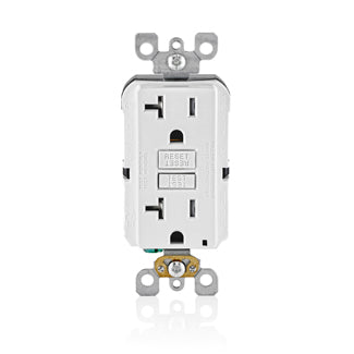 Leviton GFCI Outlet, 20A, 125V Tamper Resistant GFCI Outlet - White