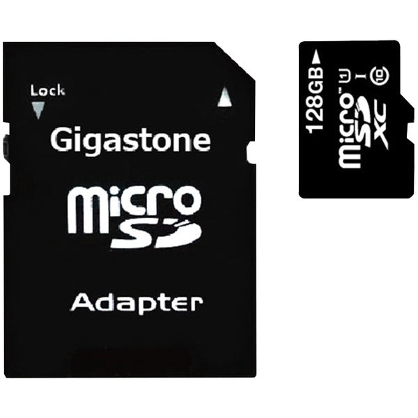 GIGASTONE(R) GS-2IN1600X128GB-R Gigastone GS-2IN1600X128GB-R Prime Series microSD Card with Adapter (128GB)