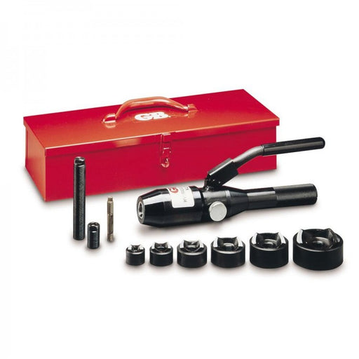 Gardner Bender KOS520 Knockout Punches, Steel Self-Contained Hydraulic Driver Slug-Out Set - 1/2" - 2" Conduit