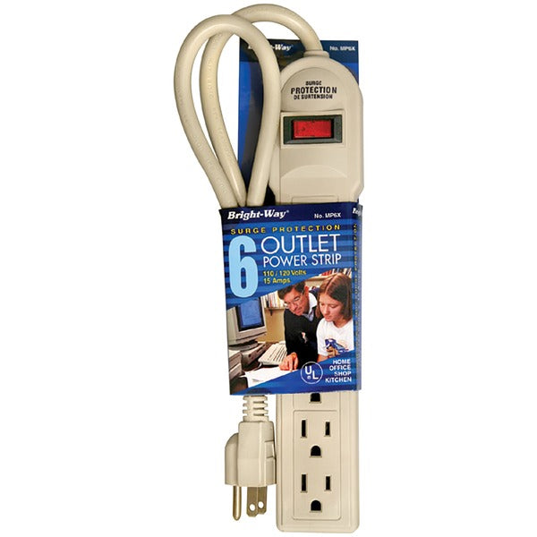 BRIGHT-WAY(R) MP6X Bright-Way MP6X 6-Outlet Surge Protector