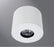 Halo LED Recessed Lighting Housing, Surface Mount, Round - For ML4 - Matte White