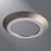 Halo Surface LED Downlight Trim 6" SLD Designer - Satin Nickel