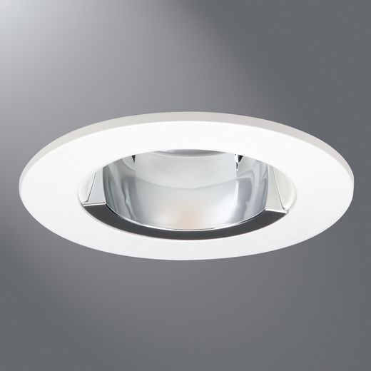 Halo LED Downlight Trim 4", Wall Wash, White Reflector w/ Specular Wall Wash Optic - Matte White Ring