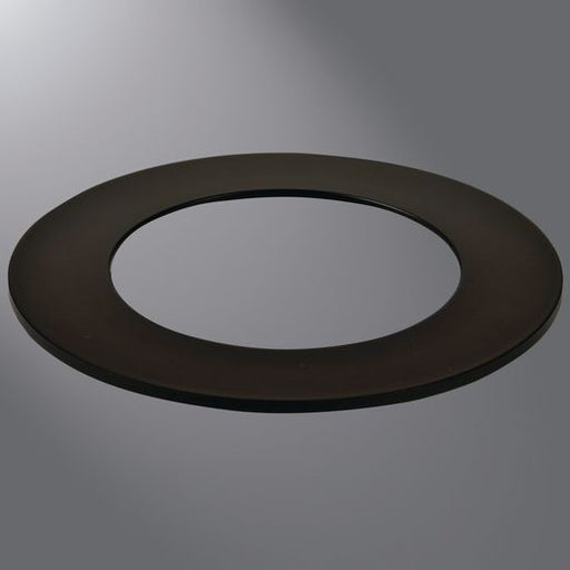 Halo LED Recessed Lighting 4" Trim Slim Ring LED Accessory - Black