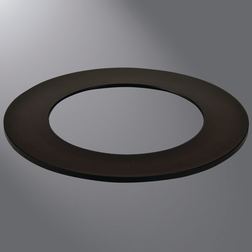 Halo LED Recessed Lighting 4" Trim Slim Ring LED Accessory - Polished Chrome