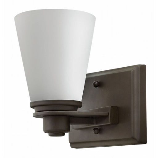 Hinkley Lighting 5550KZ-LED LED Bathroom Light, 15W Avon 1-Light Wall Mount - Buckeye Bronze