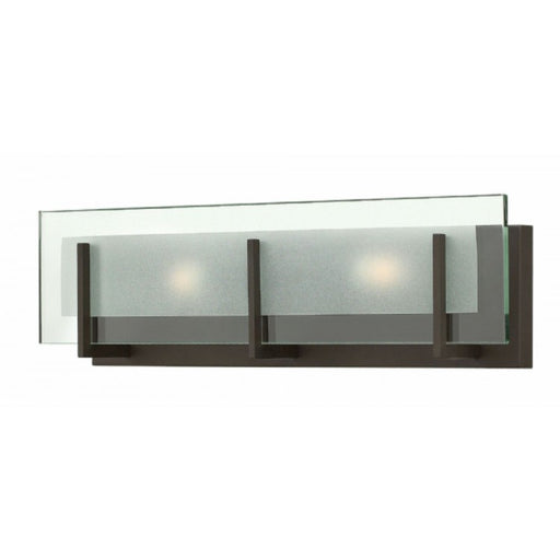 Hinkley Lighting 5652OZ-LED LED Bathroom Light, 6.6W Latitude 2-Light Wall Mount - Oil Rubbed Bronze