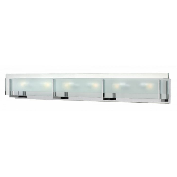 Hinkley Lighting 5656CM-LED LED Bathroom Light, 6.6W Latitude 6-Light Wall Mount - Chrome