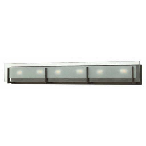Hinkley Lighting 5656OZ-LED LED Bathroom Light, 6.6W Latitude 6-Light Wall Mount - Oil Rubbed Bronze