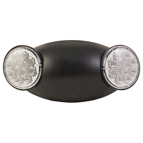 Compass CU2RCB LED Emergency Light by Hubbell, 2-Lamps w/ Adjustable Heads & Remote Capability