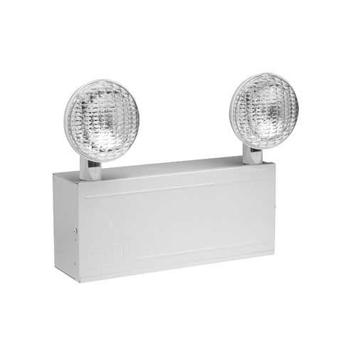 Dual-Lite LM2 LED Emergency Light by Hubbell, 10.8W 6V, Steel - White