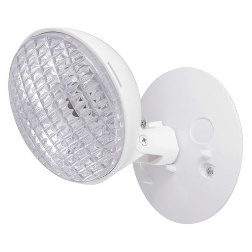 Dual-Lite SRHSW0607 Emergency Light by Hubbell, 6V, 7.2W, Incandescent Standard Remote Single Lighting Head - White