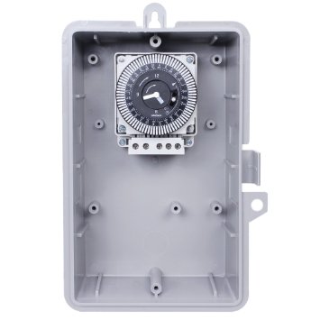 Intermatic GMXST-O-120 Timer Switch, 120V 24 Hr. Electromechanical In NEMA 3R Outdoor Plastic Enclosure w/Battery Backup