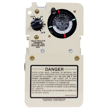 Intermatic PF1103MT Pool Timer, 120V-240V Control Mechanism w/Freeze Protection & Thermostat