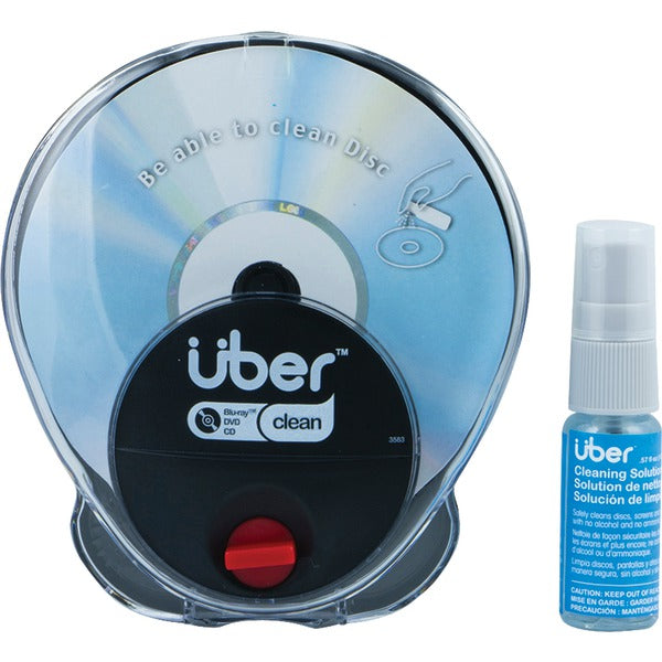 UBER(TM) 27308 Uber 27308 Radial CD & DVD Cleaning System