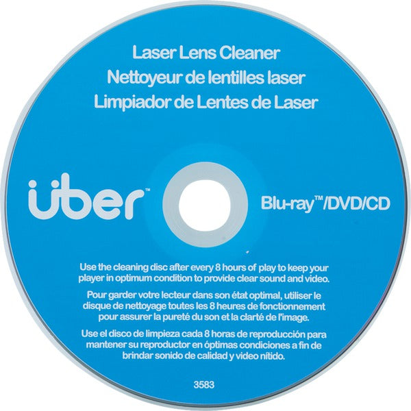 UBER(TM) 27311 Uber 27311 Laser Lens Cleaner for CD, DVD & Blu-ray