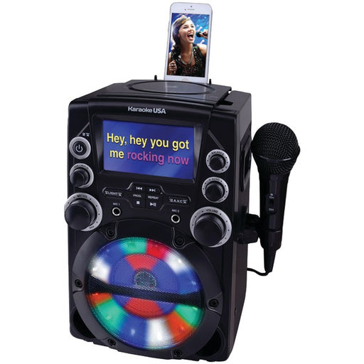 KARAOKE USA(TM) GQ740 CD+G Karaoke System with 4.3" Color TFT Screen