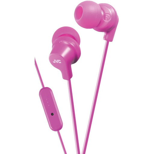 JVC(R) HAFR15P In-Ear Headphones with Microphone (Pink)