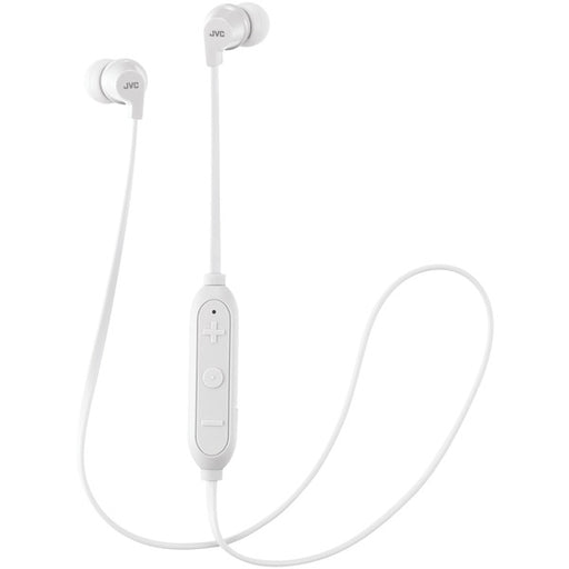 JVC(R) HAFX21BTW In-Ear Headphones with Microphone & Bluetooth(R) (White)