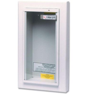 Kidde Fire Extinguisher Cabinet, Semi-Recessed Mount - 10 lb. (468045)
