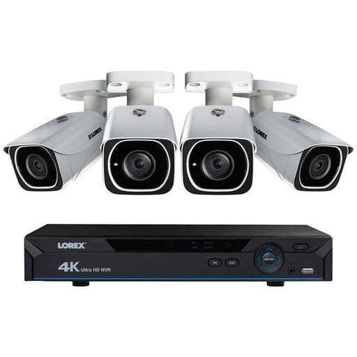 LOREX(R) LNR610824KB Lorex LNR610824KB 8-Channel 4K HD 2TB NVR with Four 4K Bullet Security Cameras
