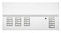 Lutron Home Automation, 3-Shade Zone Lighting Control Wallstation Faceplate Kit, Standard Engraving, 230V 50/60Hz at 100MA, 30 VDC at 15MA - Matte Light Almond