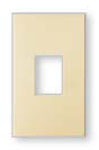 Lutron Decora-Style Wall Plate, 1-Gang, Standard, Dimmer/Switch, Architectural - Matte Ivory