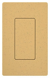 Lutron Non-Decora Wall Plate, Designer Blank Insert - Satin Goldstone