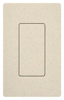 Lutron Non-Decora Wall Plate, Designer Blank Insert - Satin Limestone