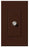 Lutron Cable Jack, Face Plate with Jack, (1) F Coaxial, 1-Gang - Matte Brown