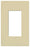 Lutron Wall Plate, Screwless Decora-Style, Claro 1-Gang - Ivory - 96 Pack