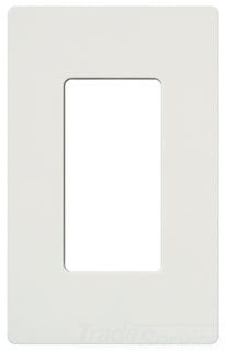Lutron Wall Plate, Screwless Decora-Style, Claro 1-Gang - White - 96 Pack