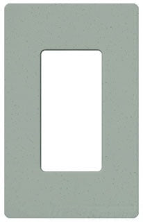 Lutron Decora-Style Wall Plate, 1-Gang, Standard, Dimmer, Designer - Satin Bluestone