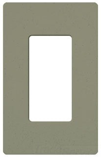 Lutron Decora-Style Wall Plate, 1-Gang, Standard, Dimmer, Designer - Satin Greenbriar