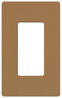 Lutron Decora-Style Wall Plate, 1-Gang, Standard, Dimmer, Designer - Satin Terracotta