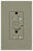 Lutron GFCI Outlet, Duplex w/ LED Indicator Light, 5-20R, 20A, 125V, 2-Pole, 3-Wire, Back Wired, Commercial/Residential Grade - Satin Greenbriar