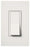 Lutron General Purpose Switch, 15A, 120 VAC at 60 Hz, 3-Way, Back Wired, Illuminated Rocker - Satin Snow