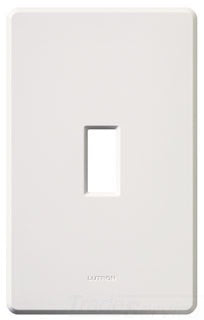 Lutron Specialty Wall Plate, Fassada 1-Gang - White
