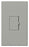 Lutron Preset Wall Dimmer, 120 VAC at 60 Hz, 600 VA/600W, 1-Pole/Multi-Location, Linear Slide w/ Tap On/Off Switch - Matte Gray