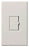 Lutron Preset Wall Dimmer, 120 VAC at 60 Hz, 600 VA/600W, 1-Pole/Multi-Location, Linear Slide w/ Tap On/Off Switch - Matte White