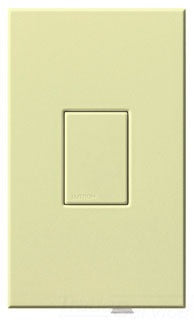 Lutron Auxiliary Electronic Dimmer Tap Switch, 120 VAC at 60 Hz, 8.3A, Multi-Location On/Off - Matte Almond