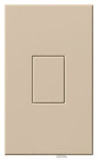 Lutron Auxiliary Electronic Dimmer Tap Switch, 120 VAC at 60 Hz, 1000W/1000 VA, 1-Pole, Multi-Location On/Off - Matte Taupe