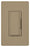 Lutron Companion Wall Dimmer, 8.3A, 120 VAC at 60 Hz, Rocker w/ Tap On/Off, Fade to Off Switch, Multi-Location - Satin Mocha Stone