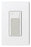 Lutron Light Switch, 20 VDC 3-Button Wall Mount - Gloss White/Gray